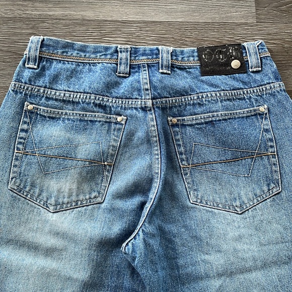 Vintage One Tough Brand Jeans Men’s W 32 Loose Fit High Waist Baggy Distressed - Picture 4 of 16